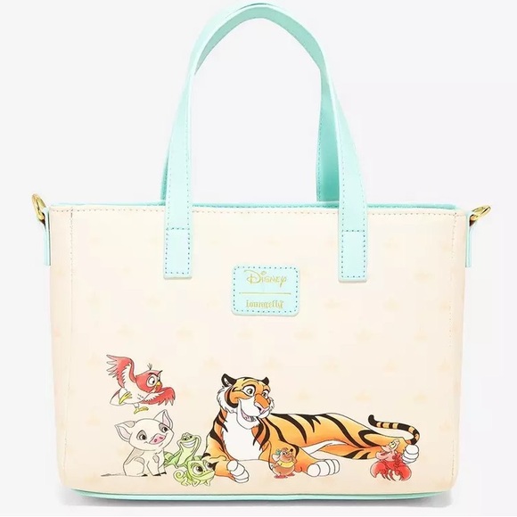 LOUNGEFLY DISNEY PRINCESS & BUDDIES SATCHEL BAG! Crossbody Cute Animal Friends - Picture 2 of 3